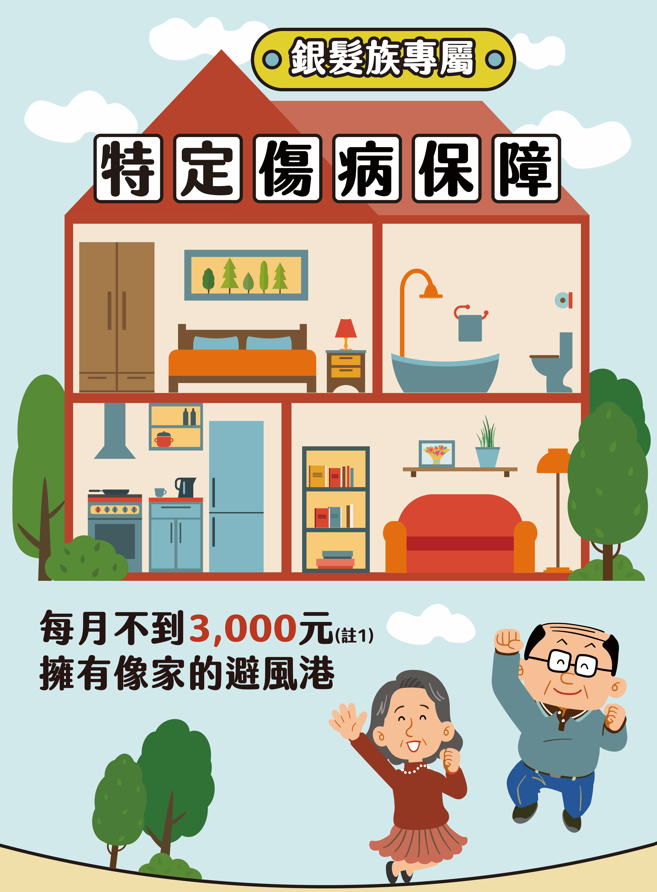 銀髮族專屬2026年特定傷病保障!提早做好保障,高齡罹癌也能扛
