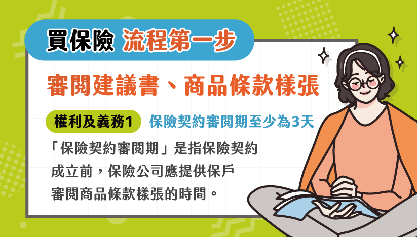 【投保前必看】買保險流程第一步：審閱建議書、商品條款樣張